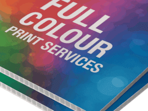 Custom Printed Corriboard Signs A3