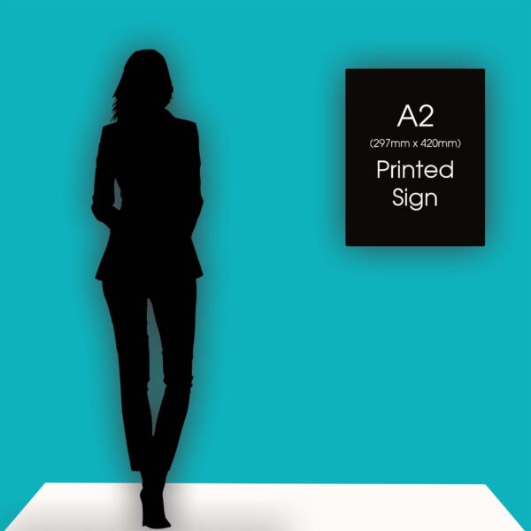 A2 Size Composite Aluminium Sign - Custom Printed, Weatherproof Sign - Image 3